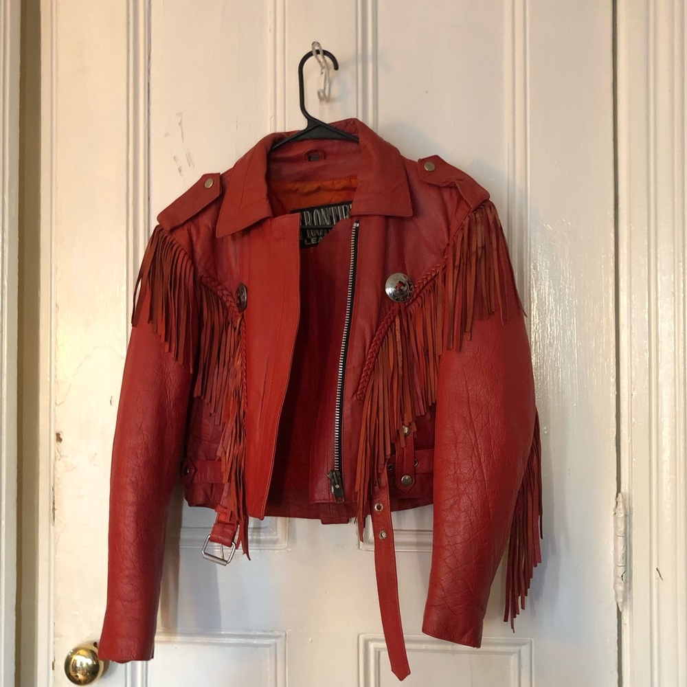Vintage & western Frontiers leather jacket